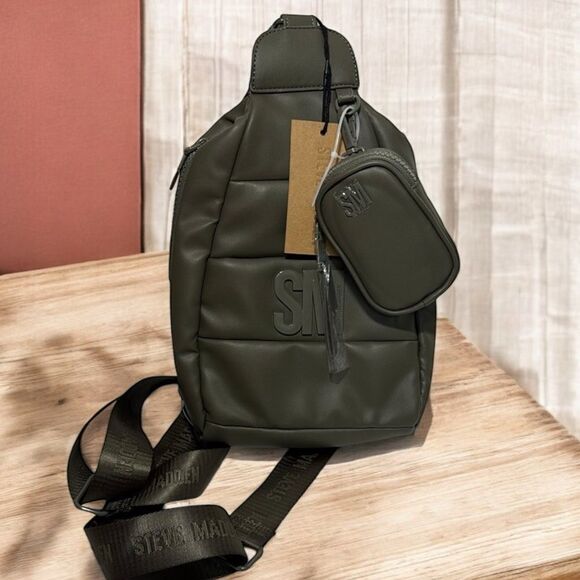 Steve Madden Olive Juniper Crossbody Bag Backpack - Picture 1 of 13